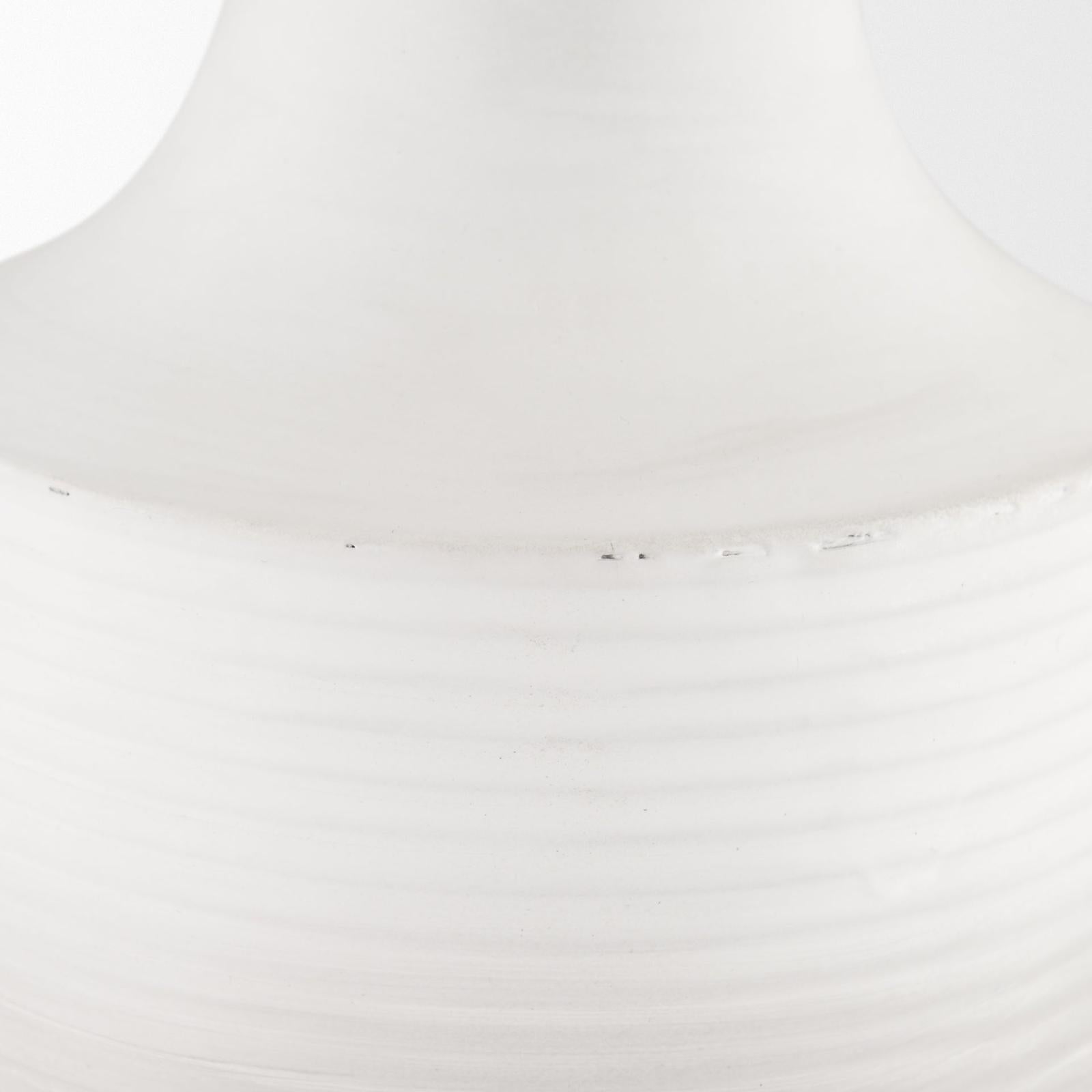 Mercana Toru White w/ Grey Ombre Metal Vase