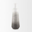Mercana Toru White w/ Grey Ombre Metal Vase