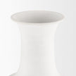 Mercana Toru White w/ Grey Ombre Metal Vase