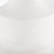 Mercana Toru White w/ Grey Ombre Metal Vase