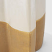 Mercana Vania Off White w/ Tan Textured Ceramic Vase