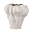 Mercana Vanna Sculptural Cream Glazed Ceramic Vase Clearance