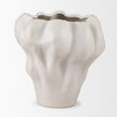 Mercana Vanna Sculptural Cream Glazed Ceramic Vase Clearance
