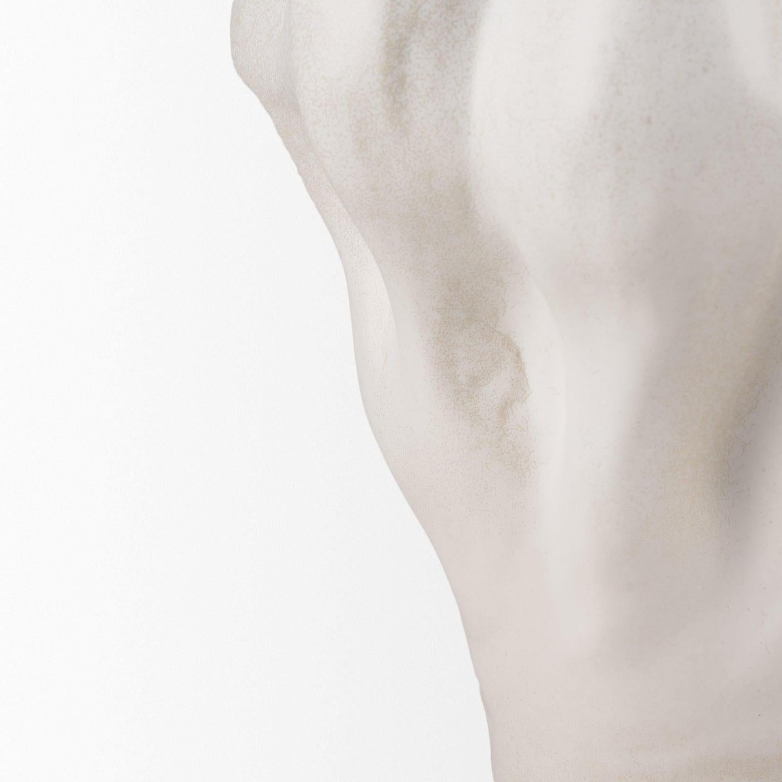 Mercana Vanna Sculptural Cream Glazed Ceramic Vase Clearance