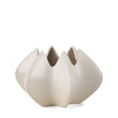 Mercana Ulrich Sculptural Cream Glazed Ceramic Vase