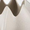 Mercana Ulrich Sculptural Cream Glazed Ceramic Vase
