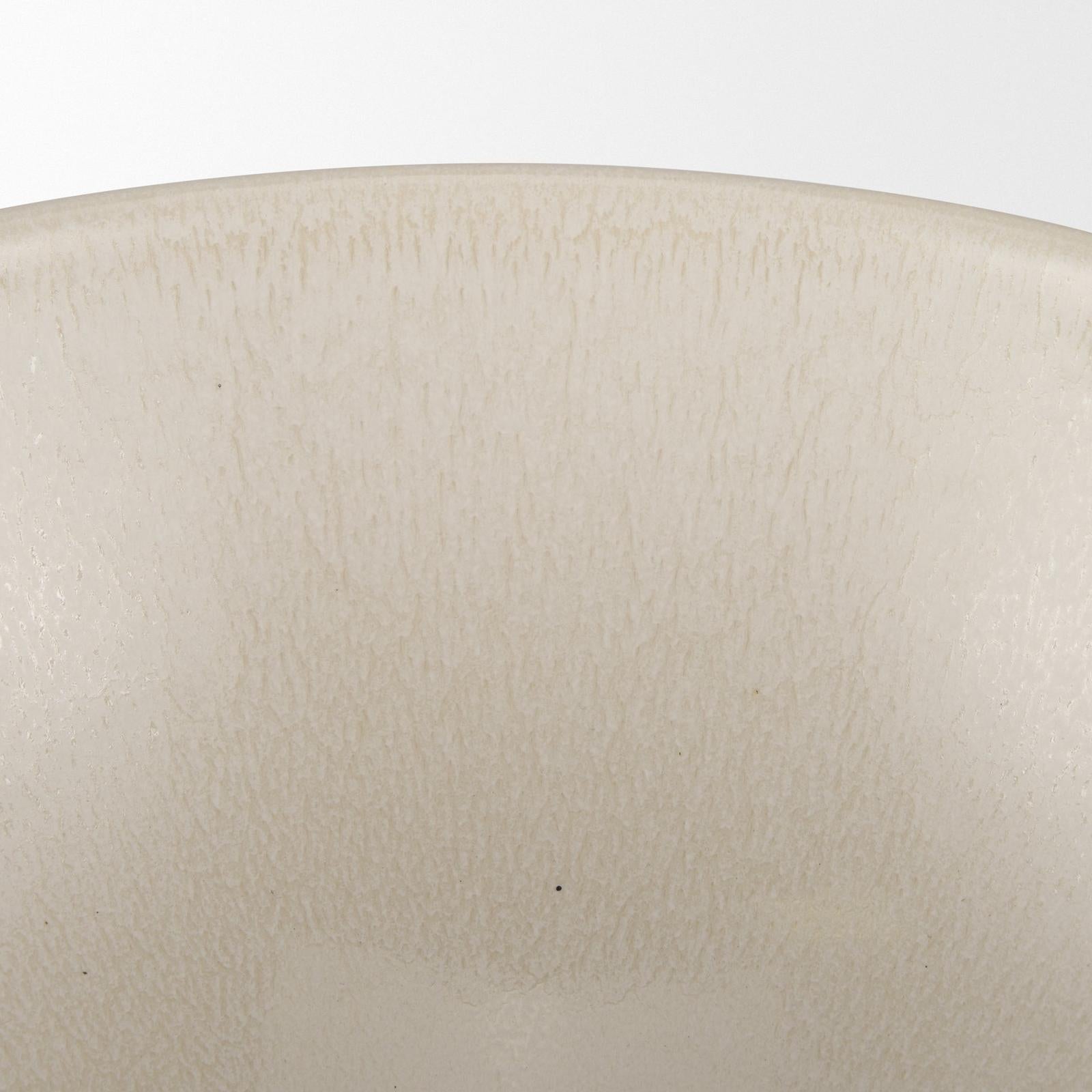 Mercana Tyren Cream Glazed Decorative Ceramic Bowl