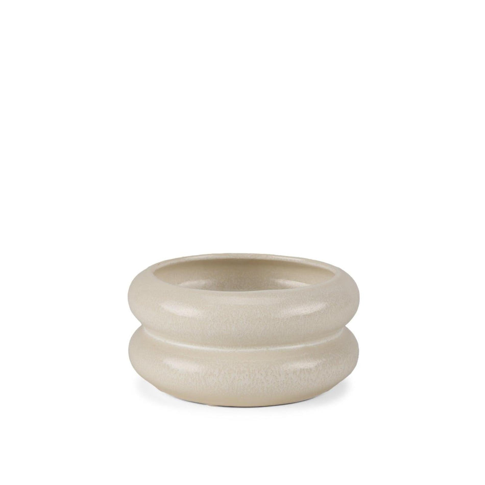 Mercana Twyla Cream Glazed Ring Pot
