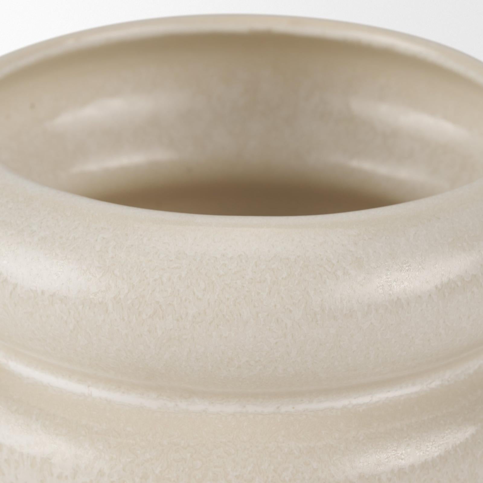 Mercana Twyla Cream Glazed Ring Pot