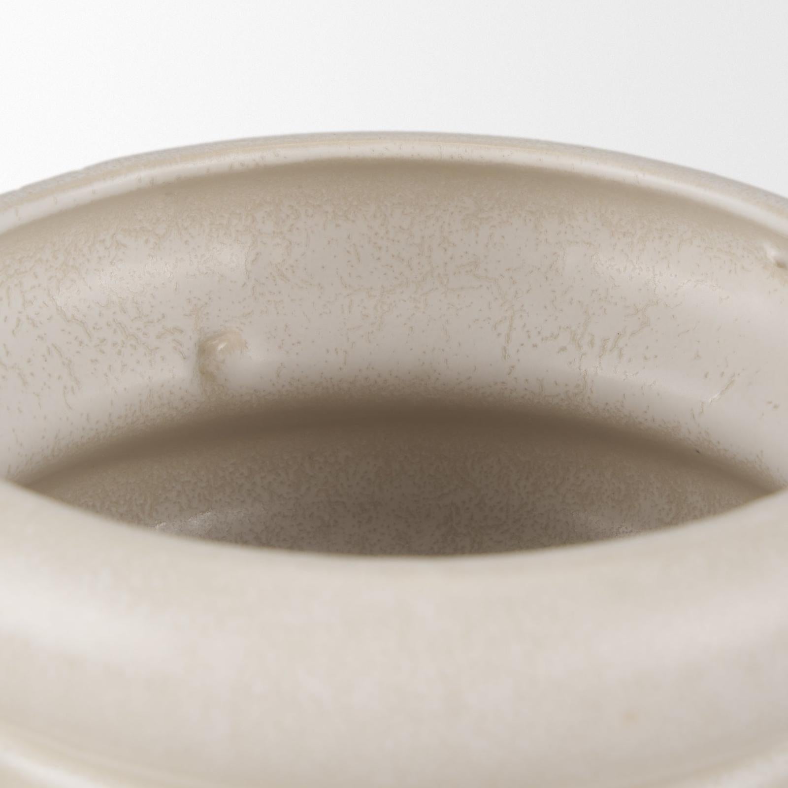 Mercana Twyla Cream Glazed Ring Pot