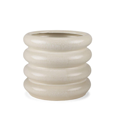 Mercana Twyla Cream Glazed Floor Vase Clearance