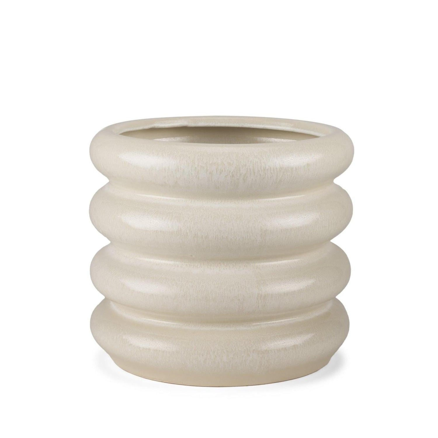 Mercana Twyla Cream Glazed Floor Vase Clearance