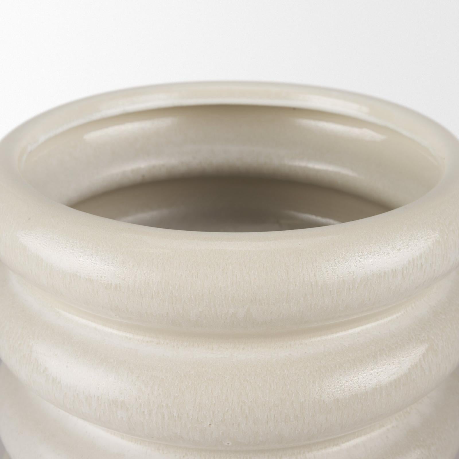 Mercana Twyla Cream Glazed Floor Vase Clearance