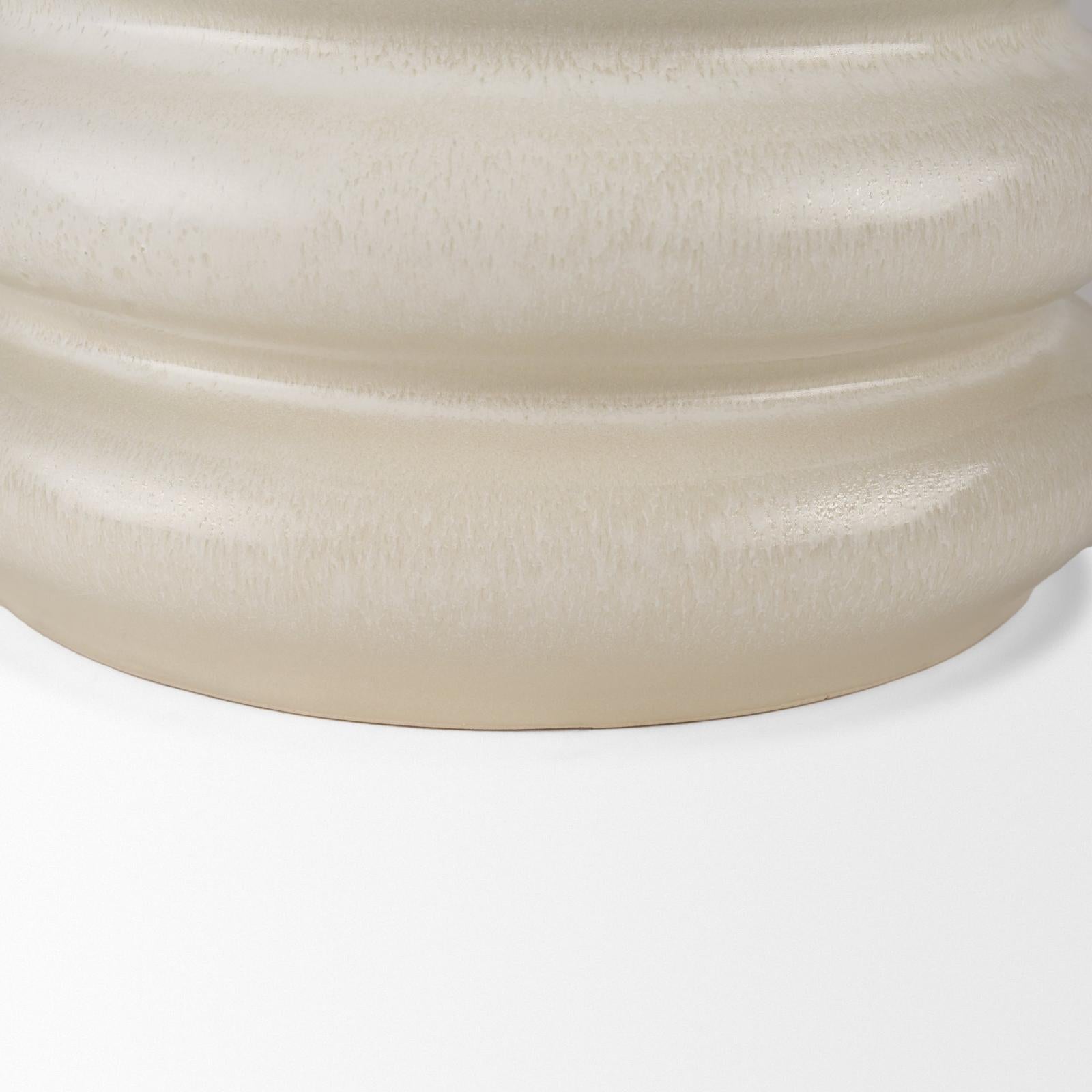 Mercana Twyla Cream Glazed Floor Vase Clearance