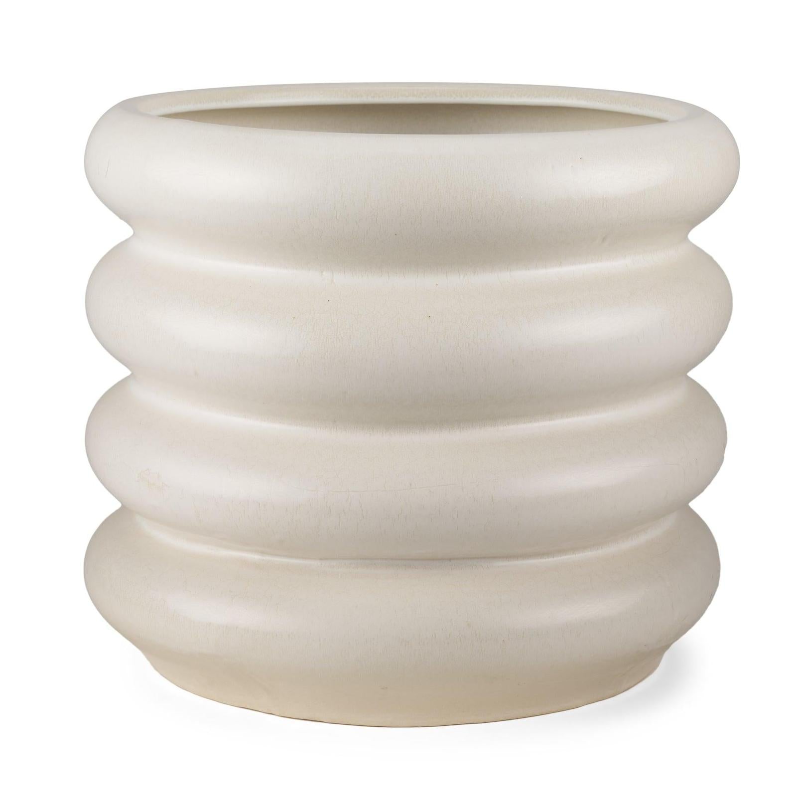Mercana Twyla Cream Glazed Floor Vase Clearance