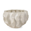 Mercana Vahn Sculptural Cream Glazed Decorative Ceramic Bowl Clearance