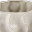 Mercana Vahn Sculptural Cream Glazed Decorative Ceramic Bowl Clearance