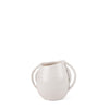 Mercana Urvi Off White Speckled Asymmetrical Ceramic Vase