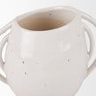 Mercana Urvi Off White Speckled Asymmetrical Ceramic Vase