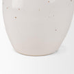 Mercana Urvi Off White Speckled Asymmetrical Ceramic Vase