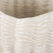 Mercana Velia Seashell Sculptural Cream Glazed Ceramic Vase Clearance