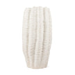 Mercana Velia Seashell Sculptural Cream Glazed Ceramic Vase Clearance