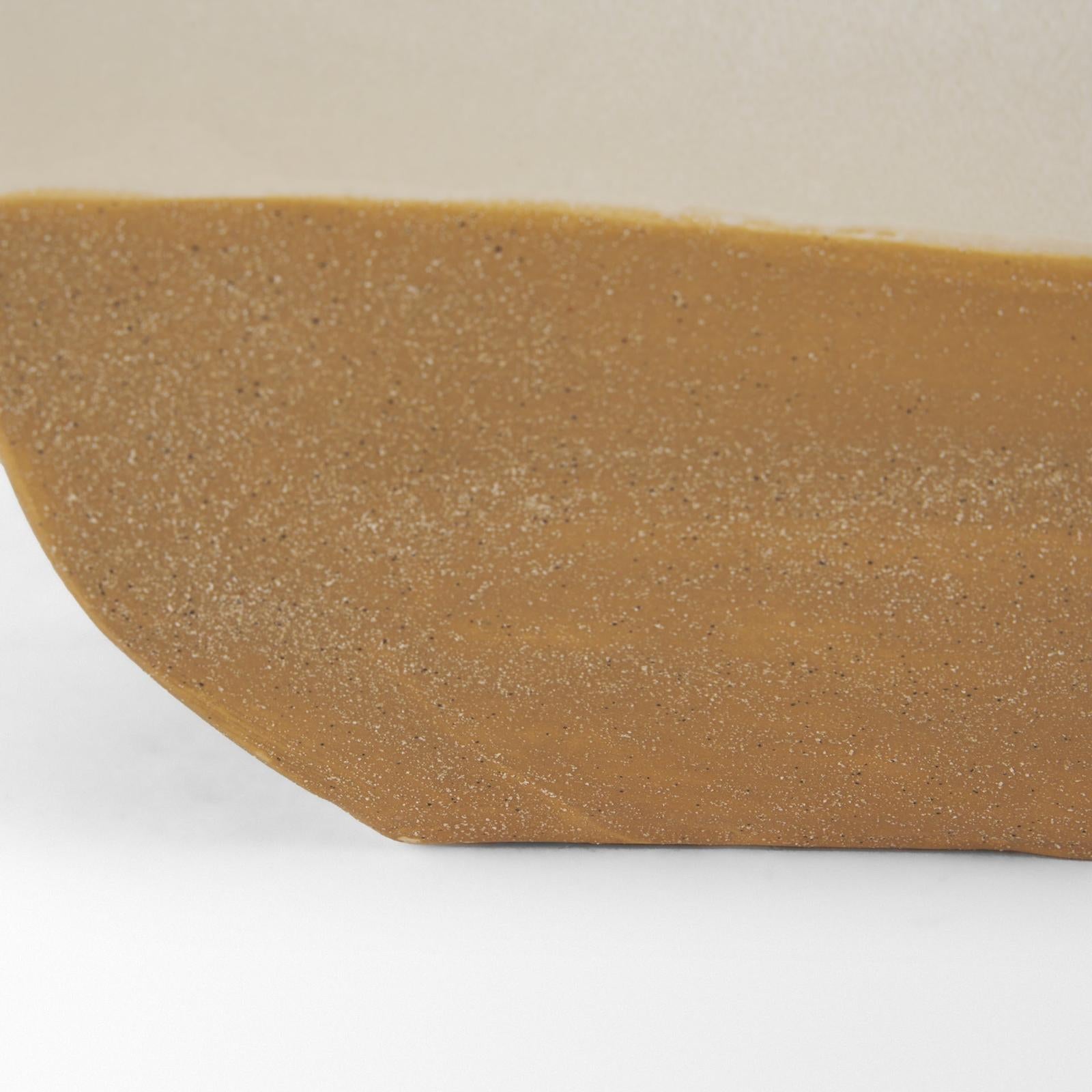 Mercana Vania Off White w/ Tan Textured Ceramic Vase