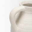 Mercana Tyrus Textured Matte White w/ Speckling Ceramic Vase