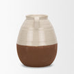 Mercana Tryna Beige w/ Matte Brown Ceramic Vase