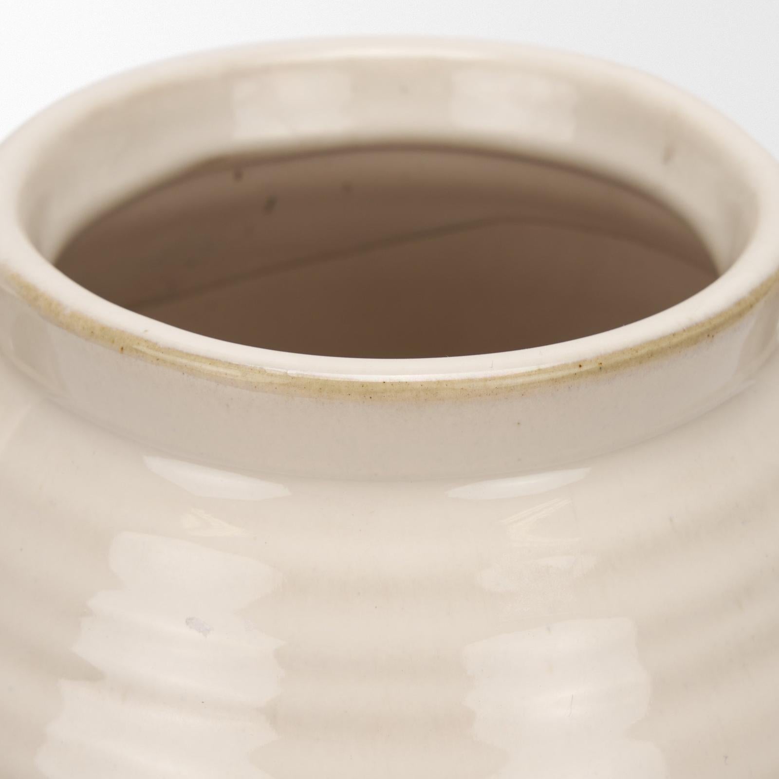 Mercana Tryna Beige w/ Matte Brown Ceramic Vase