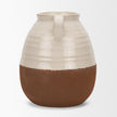 Mercana Tryna Beige w/ Matte Brown Ceramic Vase
