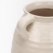 Mercana Tryna Beige w/ Matte Brown Ceramic Vase