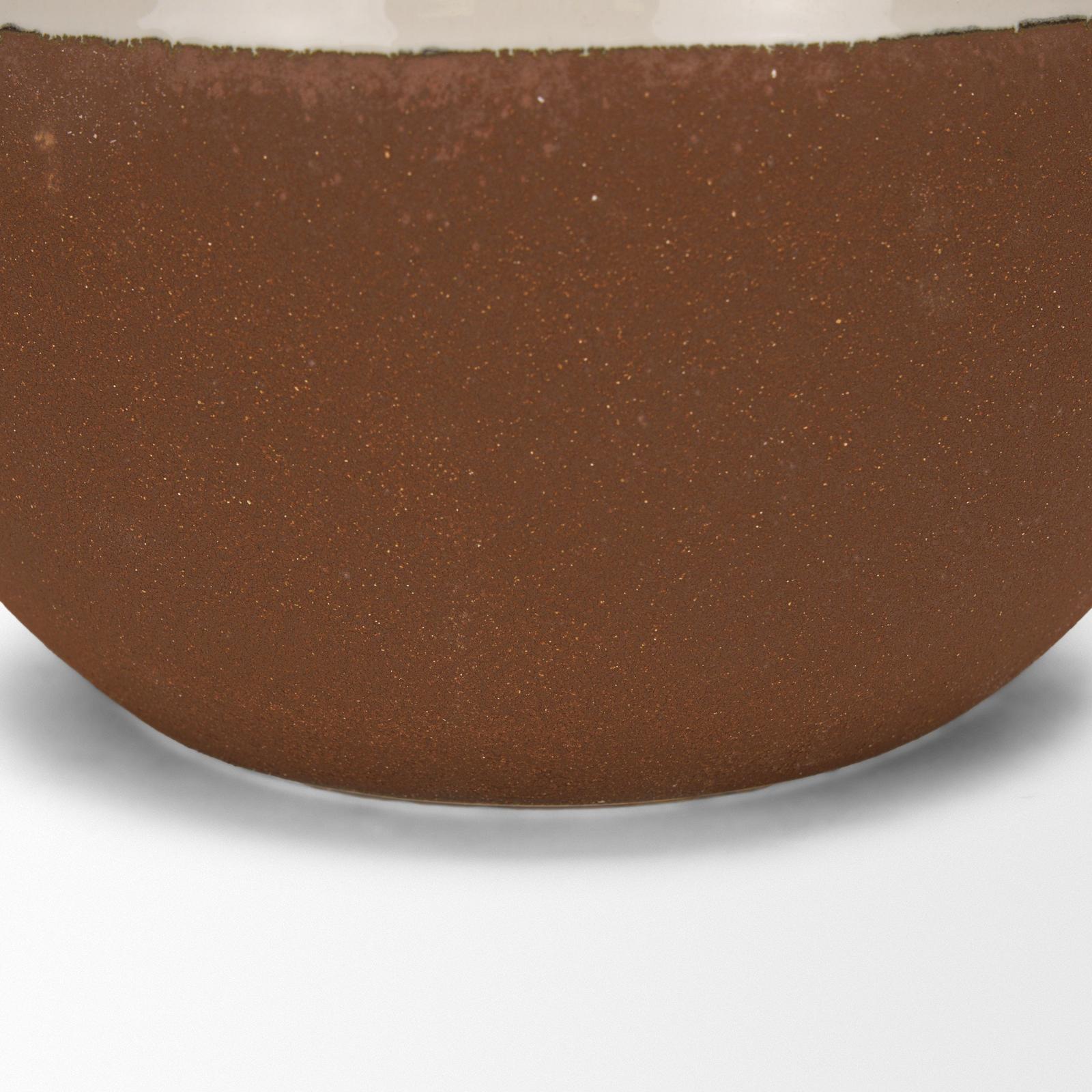 Mercana Tryna Beige w/ Matte Brown Ceramic Vase
