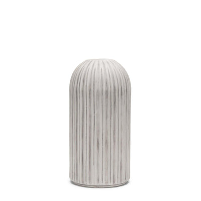 Mercana Ummi Off White w/ Gray Antiquing Ceramic Vase Clearance