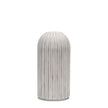 Mercana Ummi Off White w/ Gray Antiquing Ceramic Vase Clearance