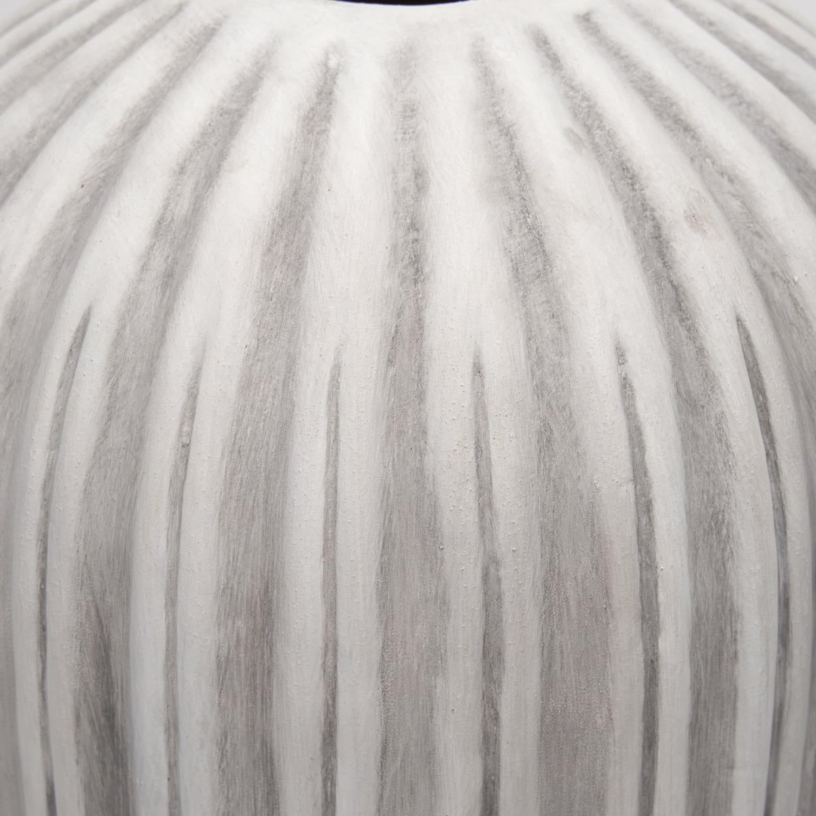 Mercana Ummi Off White w/ Gray Antiquing Ceramic Vase Clearance