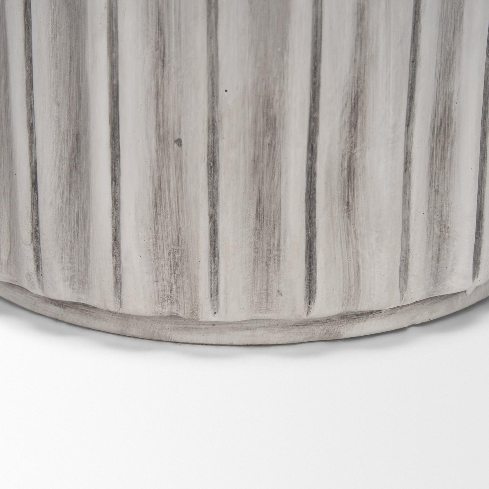 Mercana Ummi Off White w/ Gray Antiquing Ceramic Vase Clearance