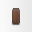 Mercana Varenna 4 Door Dark Brown Wood w/ Rope Handles Sideboard Clearance
