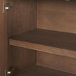Mercana Varenna 4 Door Dark Brown Wood w/ Rope Handles Sideboard Clearance