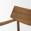 Mercana Haggen Oak Wood w/ Cream Fabric Accent Chair Clearance