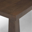 Mercana Wolcott Rectangular Dark Brown Solid Wood Bench Clearance