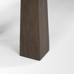 Mercana Wolcott Rectangular Dark Brown Solid Wood Bench Clearance