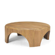 Mercana Shima Wood W/Arched Legs Coffee Table
