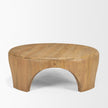 Mercana Shima Wood W/Arched Legs Coffee Table