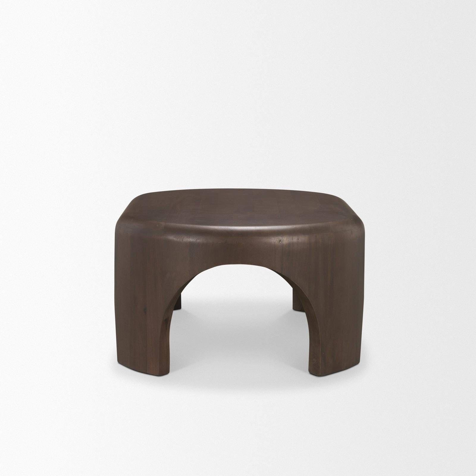 Mercana Shima Wood W/Arched Legs Coffee Table