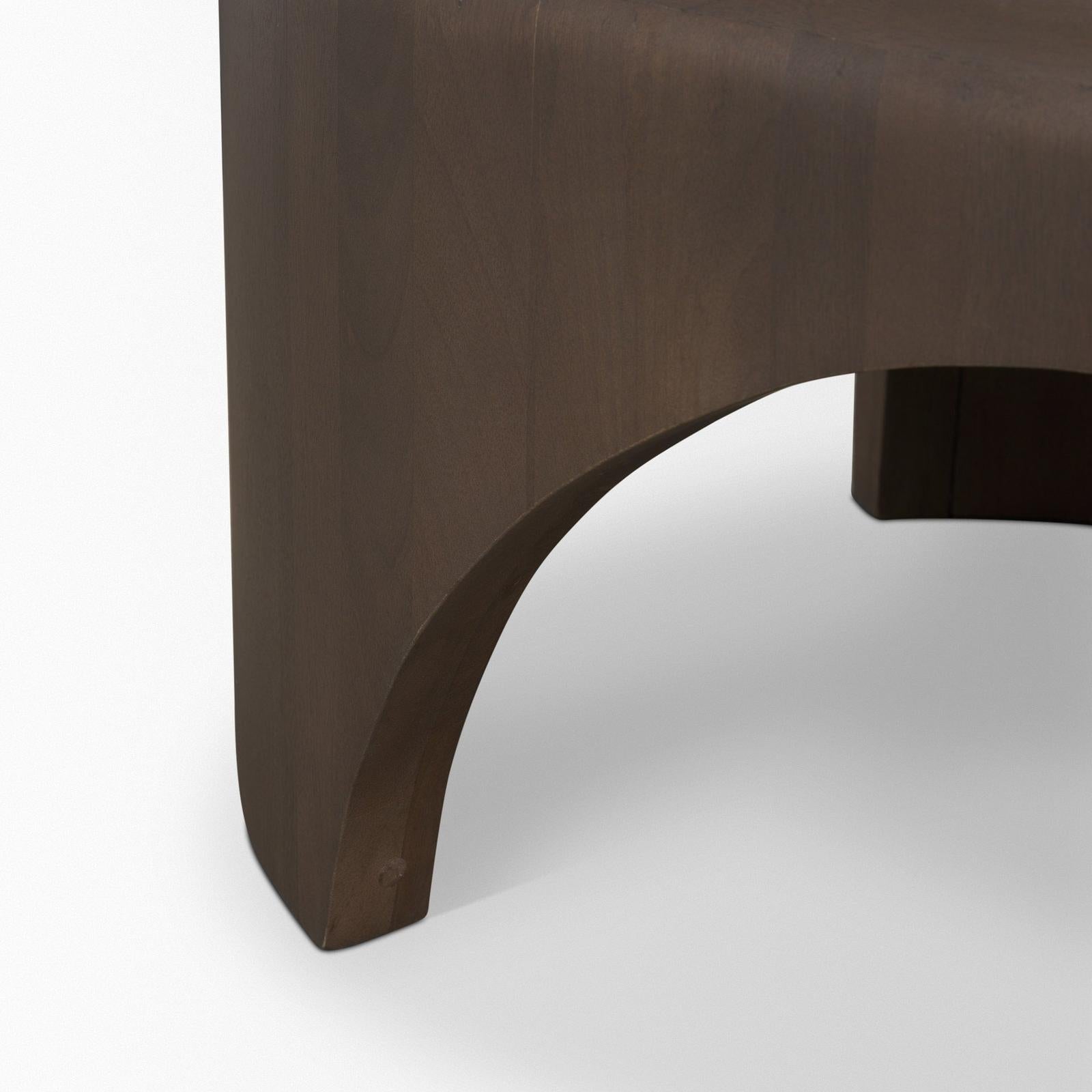 Mercana Shima Wood W/Arched Legs Coffee Table