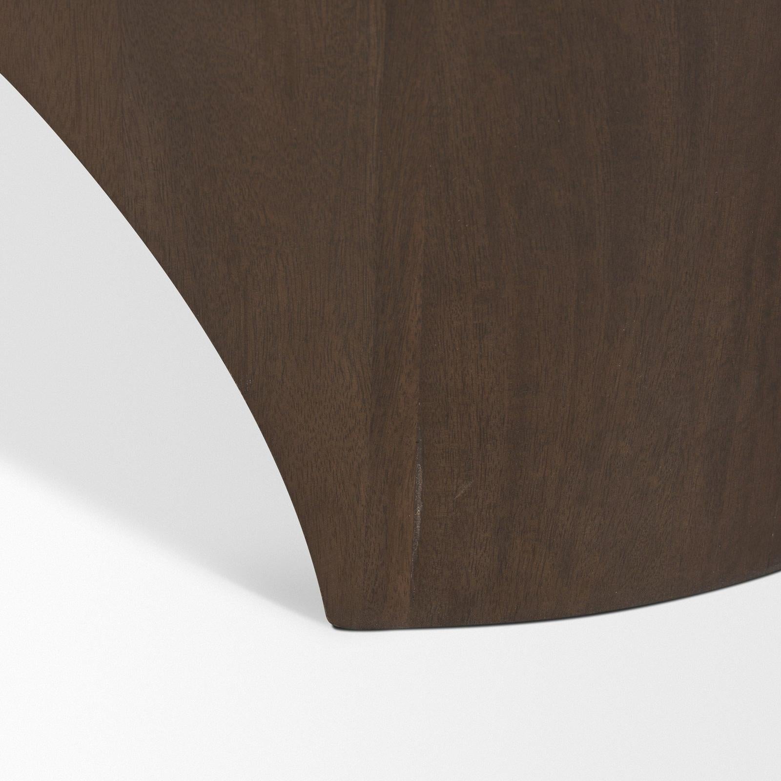 Mercana Shima Wood W/Arched Legs Coffee Table
