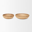 Mercana Wendell Wood w/ Wood Beads Round Bowls