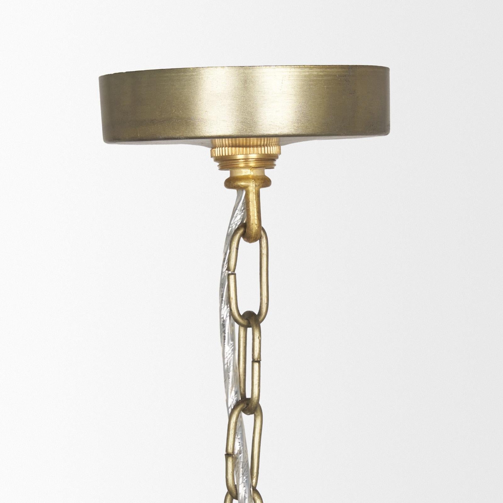 Mercana Rudlin Gold Metal Chandelier Clearance
