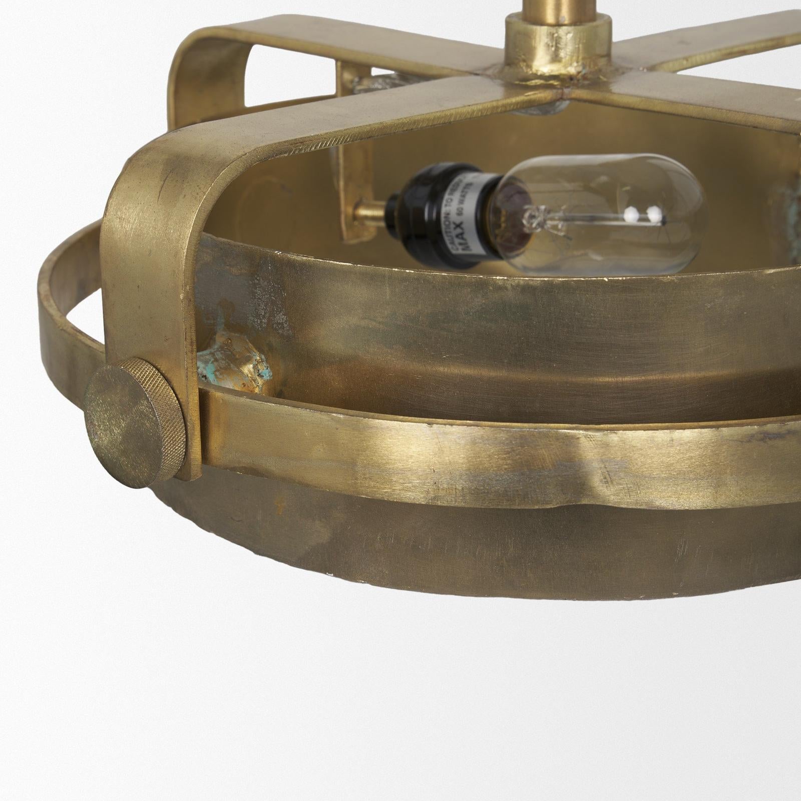 Mercana Rudlin Gold Metal Chandelier Clearance